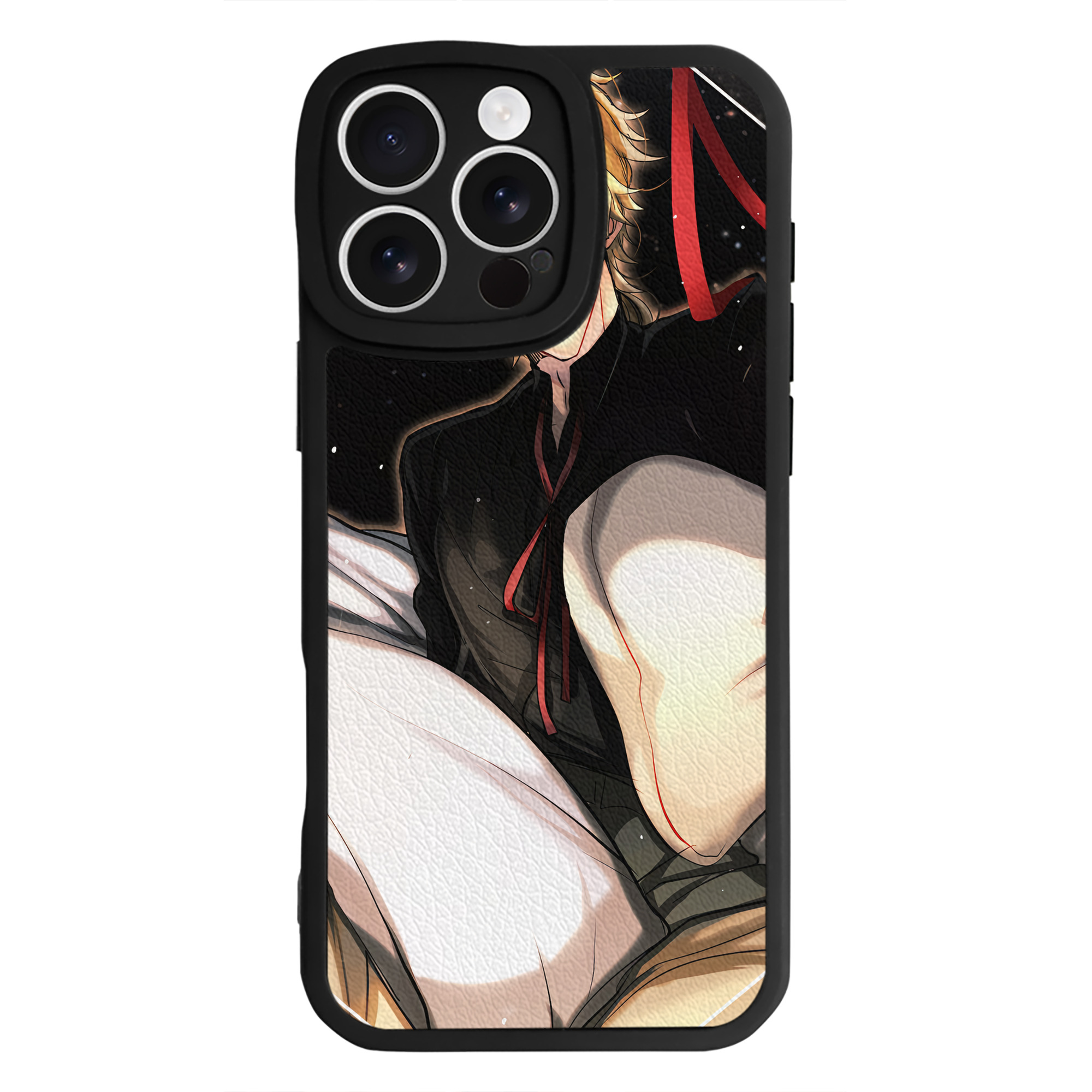 （画像用） 文豪ストレイドッグス Bungo Stray Dogs 【iPhone 16シリーズ対応】シリコンスマホケース（レザー調） 材質：シリコン